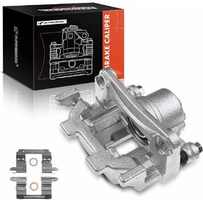 A-Premium Disc Brake Caliper Assembly with Bracket Compatible with Select Infiniti Models - EX35 2008-2012, FX35, EX37/FX37 2013, QX50 2014-2017, QX70 2014-2017 - Rear Left Driver Side