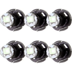 cciyu 6 Pack Ice Blue T4/T4.2 Neo Wedge 2835SMD LED Dash Light Bulbs Replacement fit for 2002-2006 For Toyota Camry