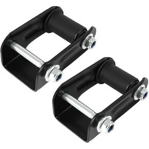 1 pair Rear Leaf Spring Shackle Kit (Left Driver & Right Passenger Side) Fit for 94-04 S10 GMC Sonoma, 95-05 Blazer,96-20 Isuzu Hombre, 94-01 Jimmy Oldsmobile Bravada. Replaces 722-028 15665302