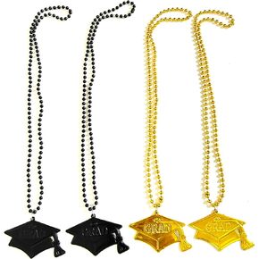 YSPPF Graduation Pendant Bead Necklace Party Favor Gifts Supplies（12 Pcs）