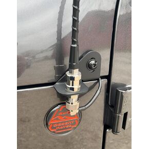 FYWZ JL Two-Way Radio Antennas Mount for Jeep, JL Radio Antenna Mount Gladiator Antenna Holder-Driver Side CB Antenna Mount-Compatible with Jeep Wrangler JL JLU & Jeep Gladiator JT 2018-2024