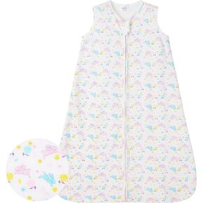 AIUI-HARNSBORN Baby Sleep Sack 2-Way Zipper Unisex Baby Wearable Blanket, Swaddle Sleeping Bag