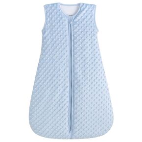 BABYINABAG Summer Model Baby Sleeping Bag and Sack, Plush Minky Dot, 1.25 Tog for Infants and Toddlers (Small (3-11 mos))