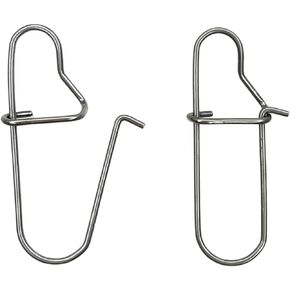 MARINE CITY 304 Stainless Steel Antenna Flag Clips Pack of 2, Rust Proof, Marine Boat Flag, For Flag Pole, Pole Accessories (Size 1-5/8"; Width: 1/2")