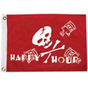 TAYLOR MADE PRODUCTS Happy Hour, 12" x 18",Red