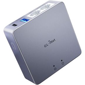 GL.iNet MT2500A (Brume 2) Mini VPN Security Gateway for Home Office and Remote Work-VPN Server&Client for Home and Office, VPN Cascading, Internet Security, 2.5G WAN, NO Wi-Fi* (Aluminium Alloy Case)