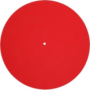 Turntable Mat, Felt Soft Slip Resistant Prevent Static Reduce Vibration Record Platter Pad