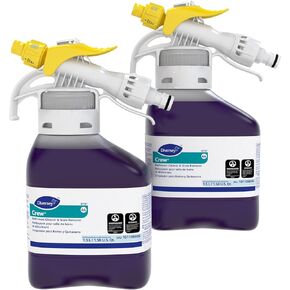 CREW Diversey 101106666 Bathroom Cleaner & Scale Remover, Liquid Concentrate, Ready-to-Dispense RTD, Fresh Scent, 1.5-Liter (Pack of 1)