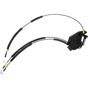ACROPIX Front Left Side Door Latch Actuator with Cable Assembly Fit for Nissan Pathfinder L4 2.5L V6 3.5L - Pack of 1 Black