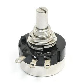 uxcell RV24YN20S 20Kohm B20K Resistance 6mm Shaft Single Turn Wirewound Rotary Taper Potentiometer Pot