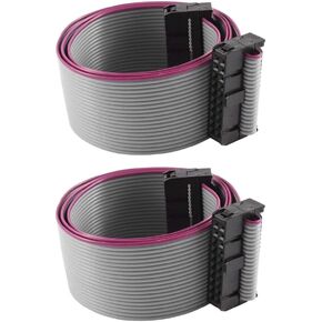 RANIT 2 قطعة IDC F/F كابل شريطي مسطح 20 دبوس/سلك 2.54 مم الملعب 20P 48 سم in Kuwait