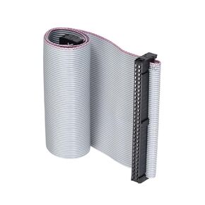 DMiotech 60Pin Flat Ribbon Cable Type-A FC to FC 11.8 Inch 2.54mm Pitch IDC Grey Wire for Digital Cameras, Computers