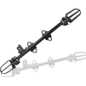 Footpegs Mount Bracket, Pit Bike Foot Pegs, Steel Alloy Pit Bike Foot Peg Mount, Motorcycle Footpegs Bracket, Motorcycle Footrest Mount Bracket for CRF50 50cc 70cc 110cc 125cc (Black)