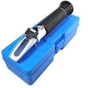 Aquarium Salinity Refractometer with ATC Function,Saltwater Test Kit for Seawater, Pool, Aquarium, Fish Tank.Dual Scale: Specific Gravity & Salt Percent