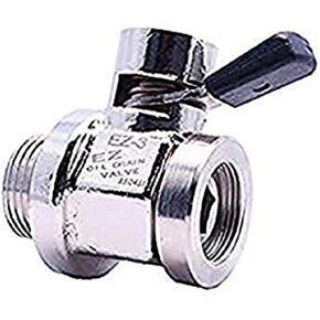 EZ (EZ-3) Silver 20mm-1.5 Thread Size Oil Drain Valve
