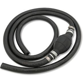 Rain King Fuel Line Assembly, Outboard Motor Inner Diameter 3/8inch Outer 5/8inch Dia Hose Marine Boat RVs Assembly with Primer Bulb Steel Clamps