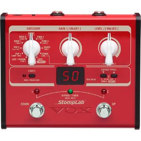 VOX StompLab 1B Multi-Effects Modeling Pedal for Bass Guitar