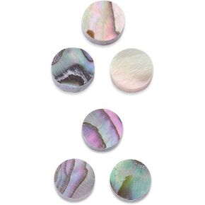 Inlay Dots Markers, Fretboard 6mm Inlay Dots Markers for Guitar Ukulele Bass Mandolin Banjo Decor(20pcs)