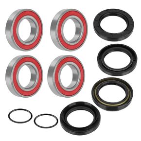 Front Wheel Bearings Seals for Yamaha Big Bear 350 400 Grizzly 350 400 450 Kodiak 400 450 Wolverine 350 450 Rhino 450 660 700