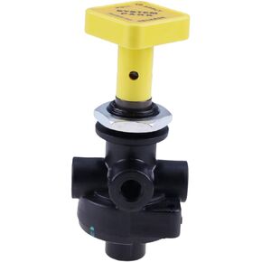 WQSING Push-Pull Parking Emergency Brake Valve KN20021 Compatible with Bendix Navistar 1676738C1 1/8" NPT Pop Pressure 35 PSI System Park Dash w/Knob KN20903