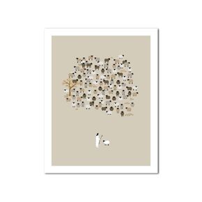 Parable of the Lost Sheep Christian Art Poster Print Jesus Leaves the 99 Good Shepherd 11 x 14 inches