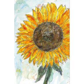 Cheerful Sunflower Cards: Bright Sunflower Greeting Card, You Are My Sunshine, Thinking of You Note Cards and Announcements Perfect for Any Occasion or Just Because, Set of 8 Cards