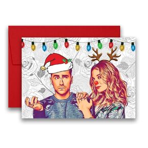Parody Ew, Christmas David Rose Alexis Card 5x7 inches w/Envelope