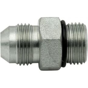 1/4" JIC Male x #3 SAE/ORB Male Straight Converter Hydraulic Pipe Adapter Fitting (5-PACK) | 6400-04-03 in Kuwait