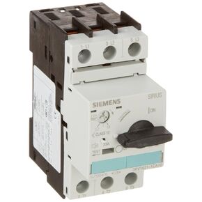 Siemens 3RV1021-1CA10 Manual Starter and Enclosure, Open Type, 1.8-2.5 FLA Adjustment Range