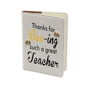 Gzrlyf Thanks for Bee-ing a Great Teacher Journal Teacher Appreciation Gifts Journal for Teachers Bee Gifts for Teacher Bee Lovers Gift (Beeing notebook)