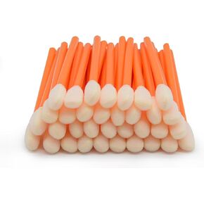 200 Pcs/Orange / 3.66 inch Foam Swab Cleaning Swab Foam Tips Sponge Stick for Inkjet Printer Print Head Camera Optical Lens Optical Equipment