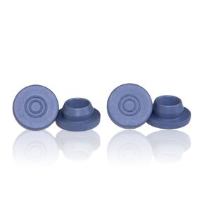Headspace Septa and Stoppers, 20 mm Diameter, Gray Butyl (Case of 100)