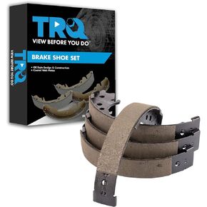 TRQ Rear Parking Brake Shoe Set Compatible with 2007-2018 Acura RDX 2007-2016 Honda CR-V