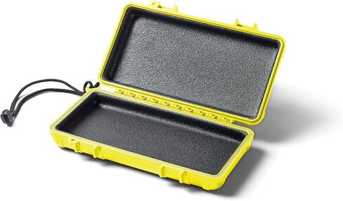حافظة حماية S3 Cases T3000 مقاومة للماء - Mil Spec/USA Made/IP67 مقاومة للماء/قابلة للقفل/محكم/مقاومة للرائحة - للهواتف، والمحافظ، والمفاتيح، والسكاكين، والبقاء على قيد الحياة، وركوب القوارب، والرياضات المائية (أصفر) in Saudi Arabia