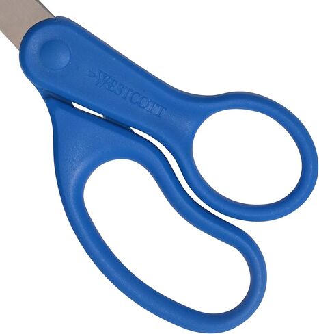 Westcott 8" All Purpose Preferred Line Straight Scissor, 2-Pack, Blue, 15452 in Saudi Arabia