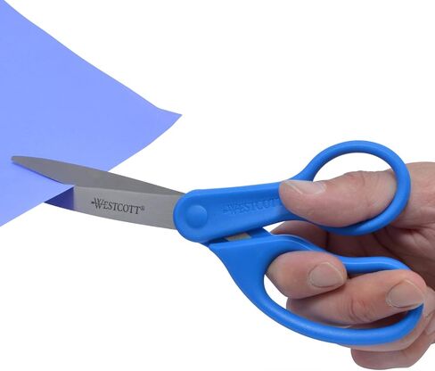 Westcott 8" All Purpose Preferred Line Straight Scissor, 2-Pack, Blue, 15452 in Saudi Arabia