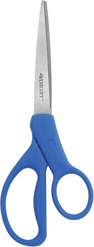 Westcott 8" All Purpose Preferred Line Straight Scissor, 2-Pack, Blue, 15452 in Saudi Arabia