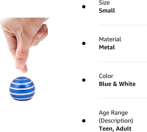 Desk-Kinetic-Toys Cool-Gadgets for Fidget: Cool-Stuff-Thing Game Toy for Adult Teen Children Kid, Stress Relief Optical-Illusion Gifts for Office School Home Man Women Christmas Spinning 180 Seconds in Kuwait
