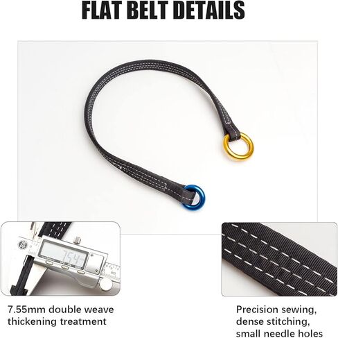 Camnal شجرة Arborist الاحتكاك التوقف شجرة تسلق الكامبيوم التوقف حلقة حزام حبال مرساة قابلة للاسترجاع 47 بوصة in Kuwait