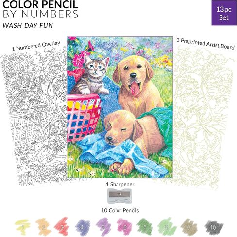 Royal and Langnickel Colour by Number Pencil, Tropical Fish in Saudi Arabia
