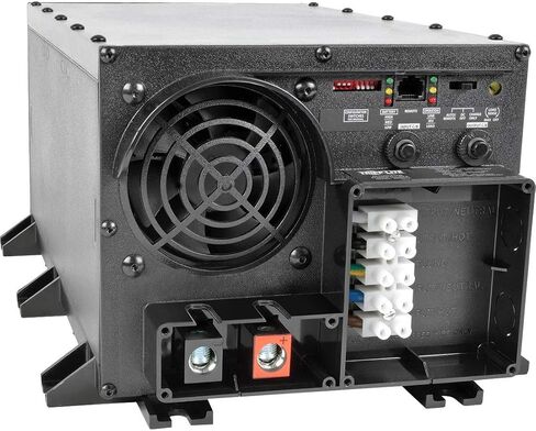 Tripp Lite Power Inverter / Charger, Auto Transfer Switching, 2000W, 12VDC, 120V, Hardwired, for RVs, Trucks, Fleet Vehicles & Emergency Vehicles (APS2012) in Saudi Arabia