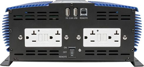 Tripp Lite Power Inverter / Charger, Auto Transfer Switching, 2000W, 12VDC, 120V, Hardwired, for RVs, Trucks, Fleet Vehicles & Emergency Vehicles (APS2012) in Saudi Arabia
