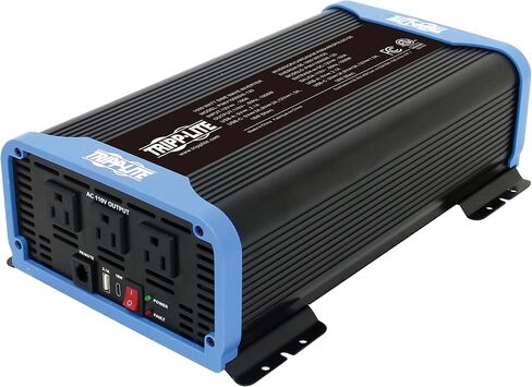 Tripp Lite Power Inverter / Charger, Auto Transfer Switching, 2000W, 12VDC, 120V, Hardwired, for RVs, Trucks, Fleet Vehicles & Emergency Vehicles (APS2012) in Saudi Arabia
