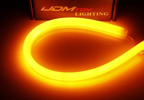 iJDMTOY Compatible With 2013-2015 Honda Accord Sedan, Set of Xenon White LED Even Illuminating Daytime Running Light Retrofit Kit, Fit Inside Parking Lamp Housing in Saudi Arabia