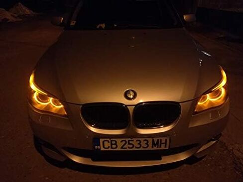 2Pcs 5W White LED Angel Eyes Halo Ring Marker lights Bulb Error Free Compatible with BMW 5 6 7 Series E39 E60 E63 E64 E65 E66 E83 M5 X3 X5 E53 in Saudi Arabia