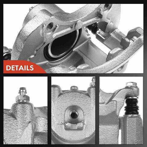 A-Premium Disc Brake Caliper Assembly with Bracket Compatible with Select Nissan Models - Cube 2009-2014, Tiida 2012-2016, Versa 2007-2012, L4 1.8L - Front Right Passenger Side in Saudi Arabia