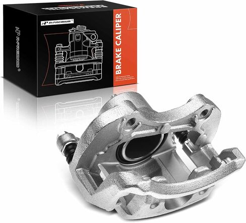 A-Premium Disc Brake Caliper Assembly with Bracket Compatible with Select Nissan Models - Cube 2009-2014, Tiida 2012-2016, Versa 2007-2012, L4 1.8L - Front Right Passenger Side in Saudi Arabia