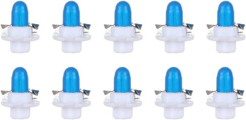 cciyu 10 Pack Blue T5 B8.4D Tri-cell 5050 1SMD LED Car Dashboard Dash GaugeSide Indicator Light Lamps in Saudi Arabia