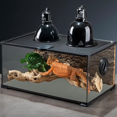 Hlimior 2 Pack Bearded Dragon Tank Accessories, Non-Adhesive Reptile Terrarium Carpet Substrate for Reptile Tank，Reptile Habitat Bedding for Leopard Gecko, Lizard, Iguana, Snake, Tortoise（Grey） in Saudi Arabia