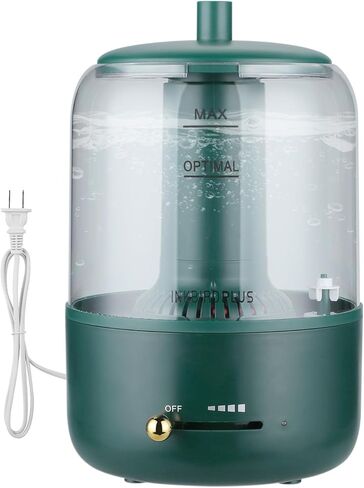 مرطب إنكبيرد بلس للزواحف العلوية، 3 لتر، حجم كبير، تشغيل فائق الجودة، سهل التنظيف، مثالي لزواحف فيفاريوم، أعشاب البرمائيات، أخضر قديم (خرطوم غير متضمن) in Kuwait